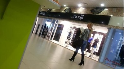 Häftig brud i snabbköpet.